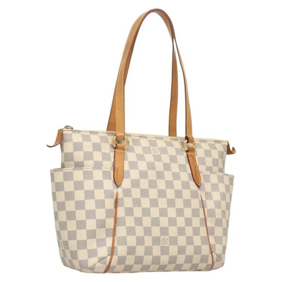 LOUIS VUITTON Damier Azur Totally PM Tote Bag - Picture 1 of 16